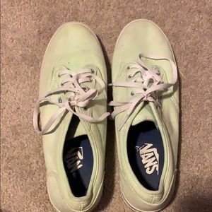 Mint green Vans!